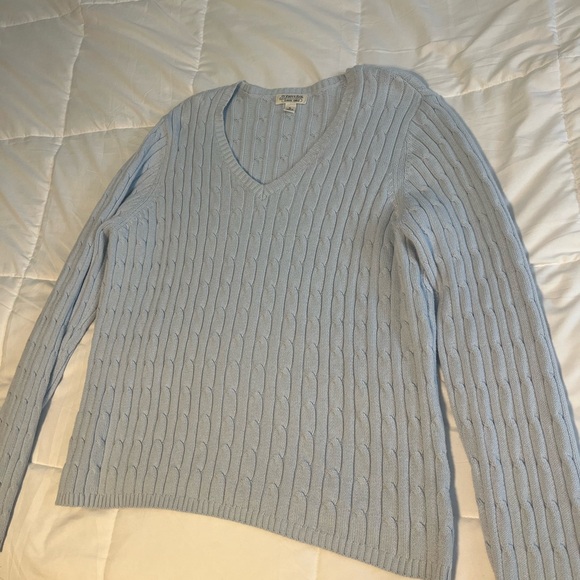 Divine Feminine Light Blue Knit Sweater XL - Picture 4 of 4